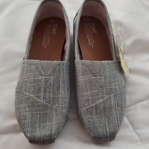 Toms Gray Metallic Shoe